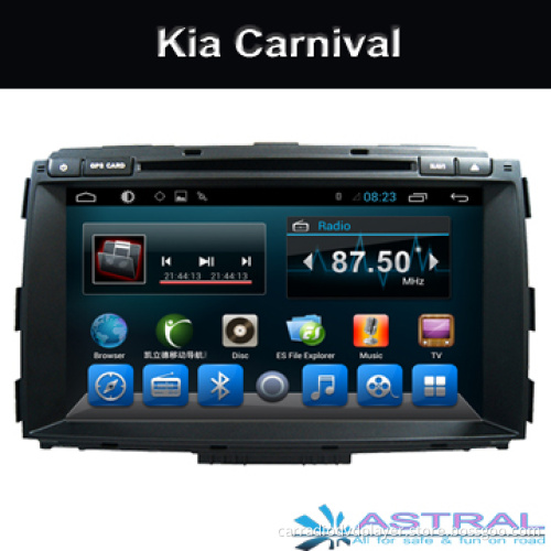 In Dash Stereo Supplier Bluetooth GPS Head Unit Kia Carnival